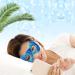 Reusable Gel Eye Mask for Puffiness & Dark Circles - Cooling Eye Ice Pack for Dry Eyes, Headache & Stress Relief (Leaves Design) - Buy Online on SooperMarket.com