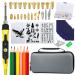 Wood Burning Kit 45PCS, Wood Burning Tool Pen with 22PCS Carving Tips, Adjustable Temperature 200420. Professional Wood Burning Craft Tool Set for Beginners Adults and DIY Carving (Yellow)