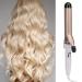 Professional 32mm Hair Curling Iron - Portable Ceramic Curler Wand for All Hair Types | Negative Ion Technology - Buy Online on SooperMarket.com