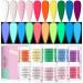 Saviland Acrylic Powder Set Glows in the Dark Acrylic Nail Powder 10 Luminous Colors Professional Polymer Powder for Nail Extension Nail Carving  Halloween Nails Design  Fall French Nails  Gift for Women A-Luminous glows i - Buy Online on SooperMarket.com