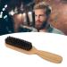 Premium Men's Beard & Hair Brush Set - Wooden & Bamboo Grip Soft Bristles for Facial Cleaning & Beard Styling - Buy Online on SooperMarket.com