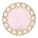 Cosmetic Nail Mixing Palette Color Mixing Nail Art Tips Display Plate Nail Art Display Board Nail Art Palette Drawing Painting Dish Manicure Nail DIY Mixing Holder Tool for Nail(golden foundation)