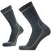SOLAX Men's Merino Wool Hiking Socks - 3 Pack | 72% Wool, Cushioned & Breathable Crew Socks for Outdoor Trail Trekking - Size Large - Buy Online on SooperMarket.com
