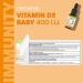 Certified Organic Vitamin D3 Drops - For Baby - 400 IU per drop - 490 servings - Development and maintenance of bones and teeth - GMO free - Gluten free - Made in Canada - 13.5 ml (Pack of 2) - Buy Online on SooperMarket.com