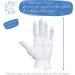 Shop 100% Cotton White Gloves - Soft Dermatologically Tested Certified Skin Tolerance - XL Size for Hand Masks - Buy Online on SooperMarket.com
