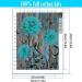 VIGEGU Flower Cross Stitch Kit for Adults - Full Range Stamped Cross Stitch Needlecrafts - Home Wall Decor - 12x16inch - Buy Online on SooperMarket.com