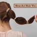 57 Pcs Boho Hair Tie Bracelets - Elastic Retro Ponytail Holders for Women | Thick and Thin Hair Bands - Buy Online on SooperMarket.com