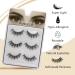 3D Eyelashes - Natural Look Handmade Fluffy False Lashes | Reusable Multipack (3 Pairs) | International Shipping - Buy Online on SooperMarket.com