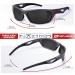 Rivbos Polarized Cycling Sunglasses for Men & Women - Lightweight TR90 Frame UV400 Protection for Hiking Running Golf & Fishing - RB831 Silver & Black - Buy Online on SooperMarket.com