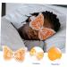Healeved Ice Butterfly Eye Mask - Silk Gel Sleep Mask for Cooling and Comfort - Orange - Buy Online on SooperMarket.com