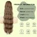 YEESHEDO Long Wavy Drawstring Ponytail Hair Extension | Clip-in Curly Synthetic Hairpiece 26 Chestnut Brown with Blonde | Women's Hair Accessories - Buy Online on SooperMarket.com
