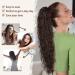 ORSUNCER Dark Brown Ponytail Extension Claw 30" - Dark Brown - Buy Online on SooperMarket.com
