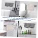 ABOOFAN Towel Rack Shower Door Wall Mounted Hooks Bathroom Furniture Self Adhesive Towel Bar Set No Punching - Buy Online on SooperMarket.com
