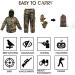 ANYDKE Ghillie Suit Camouflage Hunting Suits - Lightweight Breathable 3D Leaf Camo Clothing for Jungle Shooting, Airsoft, Photography - Fits 5.9-6.2ft Tall - Ideal for Outdoor Activities and Halloween - Buy Online on SooperMarket.com