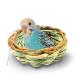 SunGrow Birds Nest for Finch, Canary, Pigeon, Parakeet, Encourages Courtship, Breeding, and Nesting