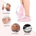 Moisturizing Silicone Gel Spa Socks Set for Dry Cracked Skin - Anti-Slip Heel Socks for Foot & Hand Softening - 2 Pairs - Pink - Buy Online on SooperMarket.com