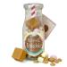 The sugar baker DIY KARAMELL drinking chocolate to do it yourself-caramel drops in a glass with toffee and marshmallow idea for advent calendar filling caramel drinking chocolate