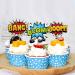 SuperHero Boom Cupcake Toppers - 48 Pack, Kids Birthday Party Decorations & Supplies - Buy Online on SooperMarket.com