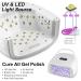 60W Rechargeable UV LED Nail Lamp with 42 Beads, Wireless & Portable Handle - Professional Curing Lamp for Fingernail and Toenail - Auto Sensor, Quick Dry Nail Machine - Buy Online on SooperMarket.com