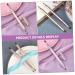NOLITOY Double Ended Lip Brush Set - 4 Pcs Makeup Brushes for Women - Essential Concealer & Lipstick Tools - Assorted Colors - Buy Online on SooperMarket.com