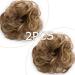 Buy Affordable Soft Wavy Hair Extensions - 2pcs 50g Hair Ties in Hellbraun & Ashblond for Natural Thickening Updos - Buy Online on SooperMarket.com