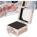 Nail Drill Bit Holder Organizer 25 Holes Exhibition Stand with Dustproof Flip Cover - Gold - Buy Online on SooperMarket.com
