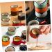 MAGICLULU 6 Pcs Mini Sauce Dish Milk Pasta Cooker Condiment Pot Coffe Creamer Espresso Mugs Coffee Mini Butter Seasoning Serving Dishes Dipping Sauce Bowls Sushi Drying Rack Ceramics Baby 8X5X3CMx3pcs Orangex3pcs - Buy Online on SooperMarket.com