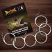 Hercules Pre-Tied Loop Fly Fishing Leader 6 Pack with Tapered Wallet 9FT - 4X, 4.9LB - 6pcs - Buy Online on SooperMarket.com
