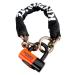Kryptonite New York Cinch Ring Security Chain (12mm x 75cm) withEVS4 Disc 14mm Shackle