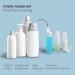 Kunz Packaging 100ml Travel Bottles - 5 Set Silicone-Free Liquid Containers for Aircraft Travel - Buy Online on SooperMarket.com