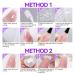 Gelike EC French Nail Stamper - Transformable Silicone Stamp Head for DIY Nail Art & Home Manicure Tools - Buy Online on SooperMarket.com