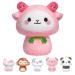 Mewaii 8'' Soft Pink Sheep Mushroom Pillow Stuffed Animal Plush Plushie Squishy Toy - Cuddly White Cow Plush for Kids Pink Sheep 8 Inch