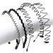 Timoo 5 PCS Metal Spring Wavy Hairband Hair Hoop - Fashionable Headwear for Men & Women - Black - Buy Online on SooperMarket.com