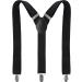 Clundoo Extra Strong Braces for Men & Women - 3.5 cm Wide Elastic with 3 Metal Clips - Adjustable Rush Carrier - Buy Online on SooperMarket.com