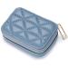 Travel Makeup Bag & Lipstick Case with Mirror - Mini Cosmetic Jewelry Box - Perfect New Year Gift - Blue - Buy Online on SooperMarket.com