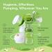 Silicone Breast Pump Manual 5oz | Hands-Free & Portable | BPA-Free Travel Pump for Breastfeeding - Buy Online on SooperMarket.com