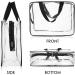 Sibba Clear Tote Bag | Large Transparent Makeup Storage Bag | Waterproof Cosmetic Organizer Handbag | Travel Accessory | Clear Fashion - Buy Online on SooperMarket.com