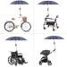 Yobee Umbrella Mount Stand - Adjustable Holder for Bike, Electric Bicycle, Walker, Pram, Stroller - No Tooling Required - Buy Online on SooperMarket.com