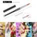 5 Piece Rhinestone Nail Brush Set with Metal Handle for Salon Quality 3D Nail Art - Sizes 4, 6, 8, 10, 12 - Buy Online on SooperMarket.com