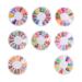 Angoily 8 Boxes Soft Pottery Diy Fruit Nail Art Slice Nail Art Slices Bulk Diy Lip Gloss Clay Fruit Slices for Nail Fruit Slices Manicure Polymer Clay Patch Sticker 3d