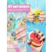 Kalolary Nail Foil Self-Adhesive - 12 Sheets Marble Rages Full Wraps Nail Polish Stickers | Nail Art & DIY Decoration with Nail File - Buy Online on SooperMarket.com