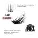 DIY Eyelash Extension Kit | 144 Pcs Thin Band Cluster Lashes with Mascara Brush, Glue, and Applicator | R-08 Kit (1 Count, Pack of 3) - Buy Online on SooperMarket.com