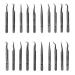 Wrangel Precision Stainless Steel Tweezers for Beauty, Eyebrows, Eyelash Extension, Hair Removal, Soldering - A-Type - Buy Online on SooperMarket.com