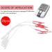 20pcs TENS Wire Cable Clip Electrode Wires for TENS Unit Physiotherapy Machine - Buy Online on SooperMarket.com
