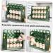 OSALADI Egg Storage Box Storage Boxes Plastic Cilantro Containers for Refrigerator Egg Holder Container Box Green 26X20X10CM - Buy Online on SooperMarket.com
