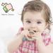 Teething Toys for Babies 2 Pack Teether for Baby Silicone Teething Ring for Sucking Needs BPA Free Baby Toys 0-3-6-12 Months Nursing Accessories Chew Toys for Teething Pain Relief Teeting Ring - Buy Online on SooperMarket.com