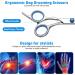 Premium Curved Dog Scissors - Stainless Steel Grooming Scissors for Dogs & Cats | Safety Round Pointed Design - Buy Online on SooperMarket.com