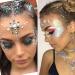 Go Ho 423 Self Adhesive Face Gems Rhinestones for Festival Rave - 3 Sheets + Tweezers - Buy Online on SooperMarket.com
