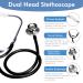 Buy Novamedic Classic Black Dual Head Stethoscope - 22-inch Adult Size for Nurses Doctors & Cardiac Care | International Shipping Available - Buy Online on SooperMarket.com