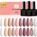Yueshop White Beige Collection Gel Nail Polish Set - 6 Nude & Natural Skin Tone Colors - Soak Off UV LED Lamp - Manicure Kit 8ml x 6 - Buy Online on SooperMarket.com